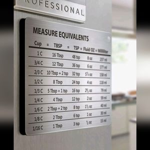 🍉5 for $25* Stainless Steel Measurements Magnet